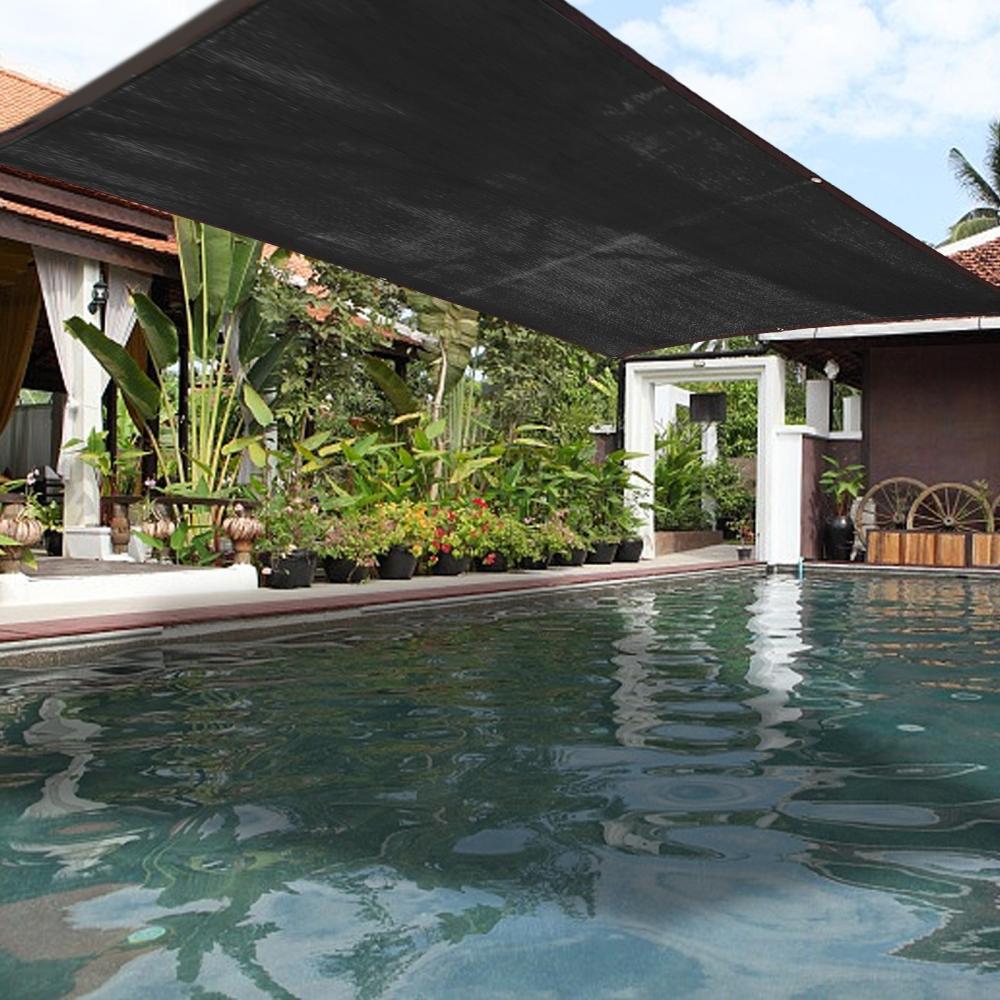 OUTOLOXIT Sun Shade Canopy Outdoor Sunshade Swimming Pool Sun Awning Sunshine Protection Rectangle Shade Canopy Sunshine Block for Patio Garden Outdoor Facility